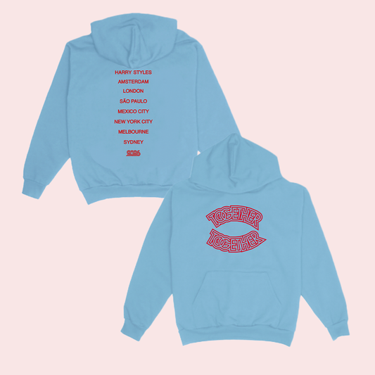 Blue Hoodie TOGETHER