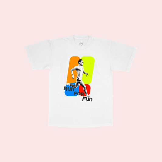 White Run For Fun T-Shirt