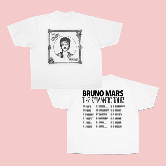 White T-Shirt The Romantic Tour